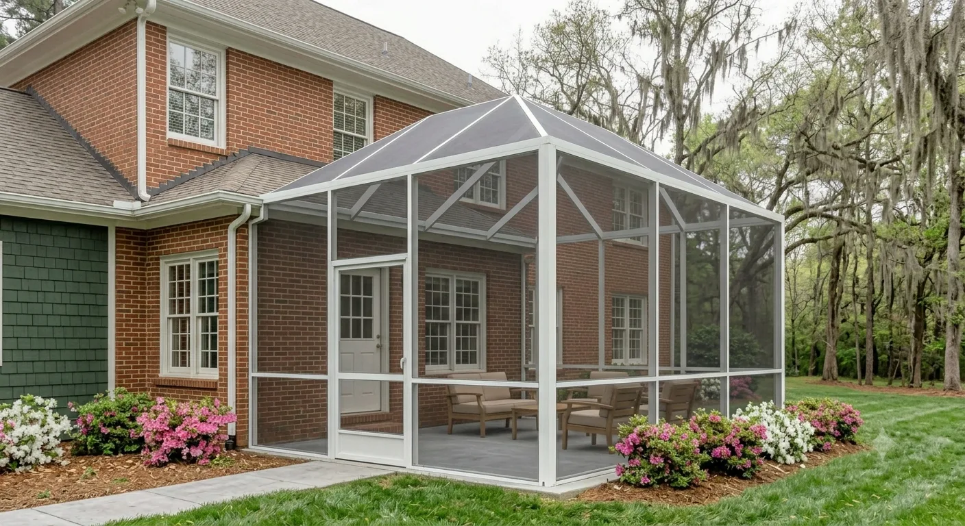 Aluminum screen room Greenville SC