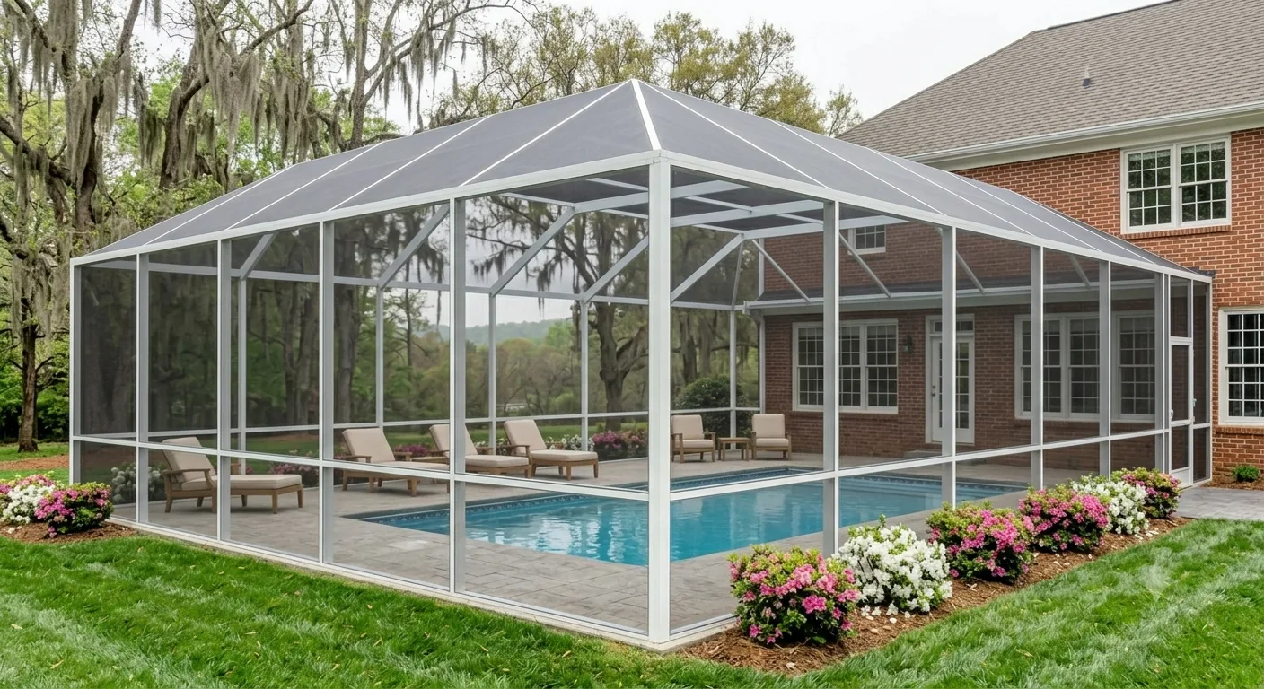 Pool enclosure installation Greenville SC